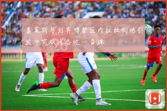 基莱斯与刘弈鸣禁区内拉扯倒地引发冲突双方各吃一黄牌